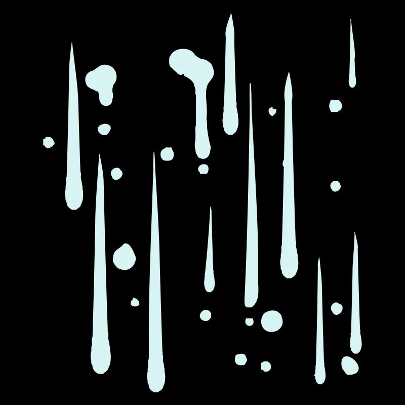 rain drops graffiti spray cool hold out black
