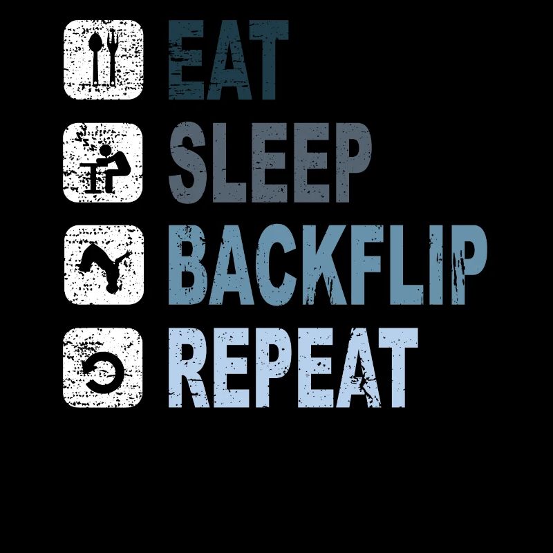 Mangez le sommeil Backflip Repeat