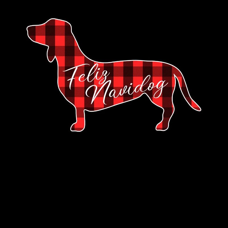 Dachshund Feliz Navidad Gift Chèques de Noël