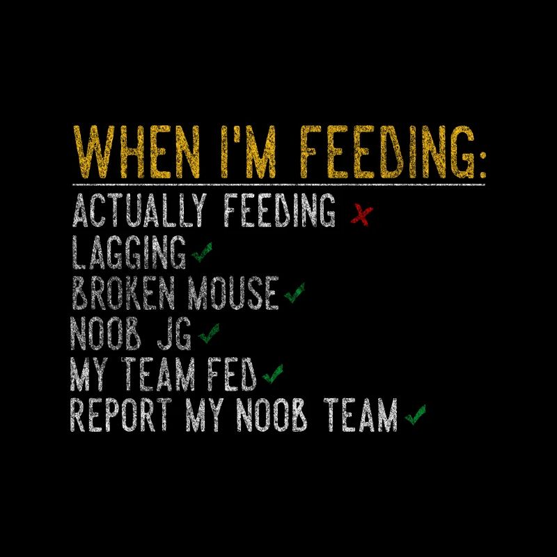 Noob Lol Füttern Geschenk