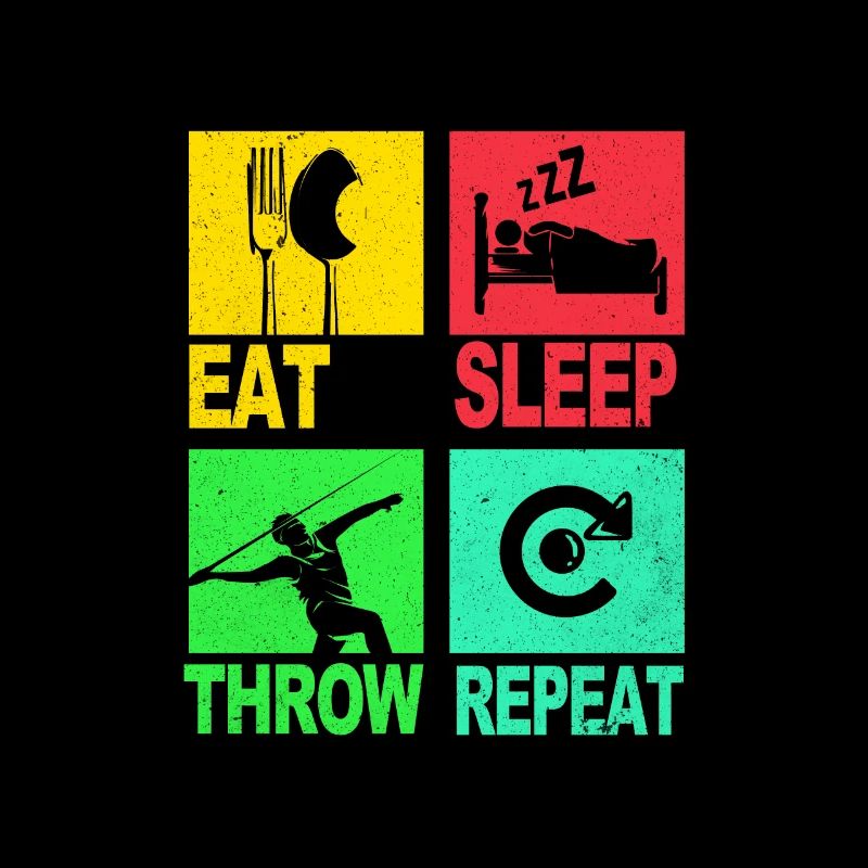 Lancer de javelot Grèce antique Athlet Speer