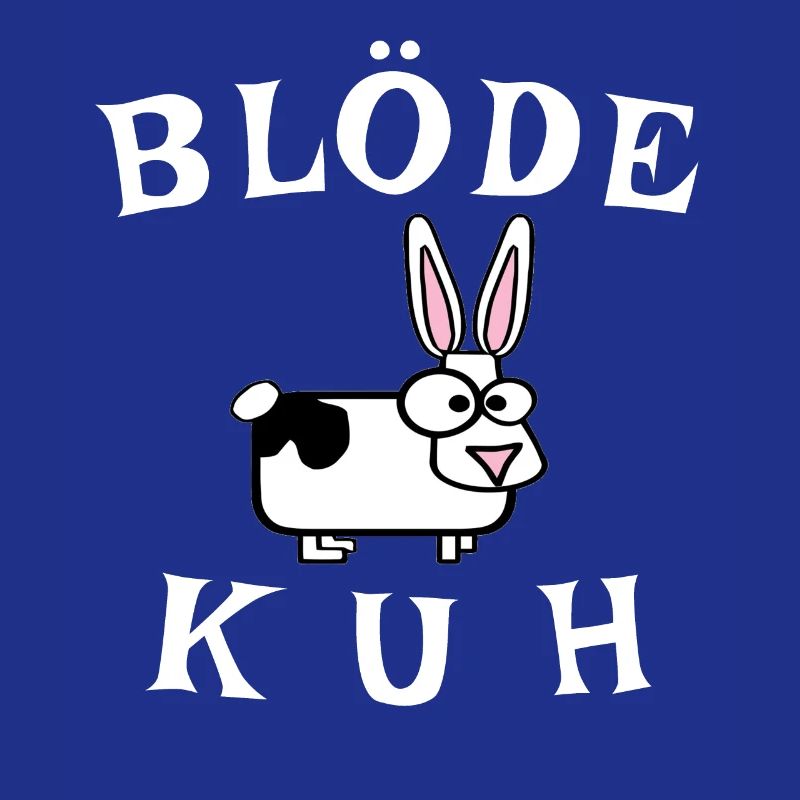 Vache stupide en costume de lapin