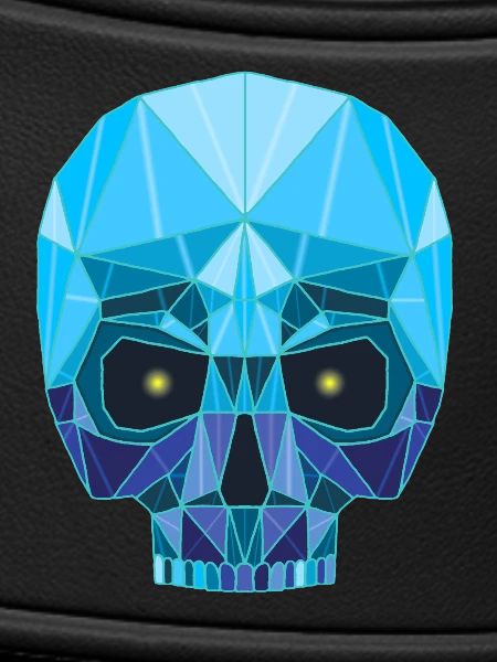 Sapphire skull