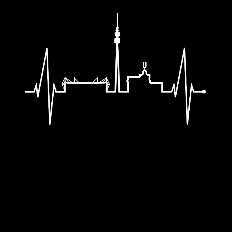 Dortmund Rythme cardiaque Skyline Puls Ruhrpott Stade
