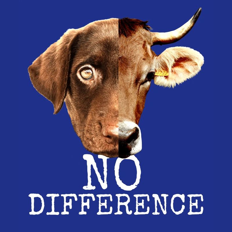 No Difference Pro Vegan Vegetarier Tierschutz