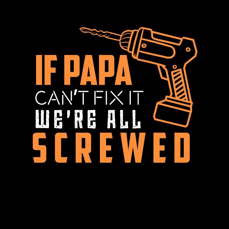 Father repairs everything