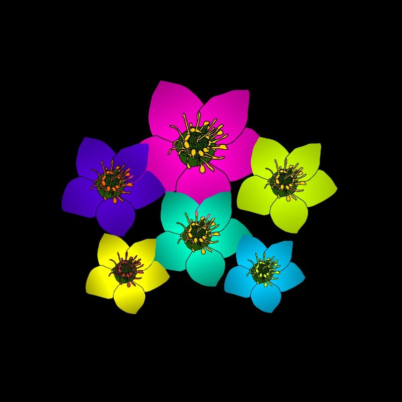 wundervolle bunte Blumen, Blumenstrauß, Blüten