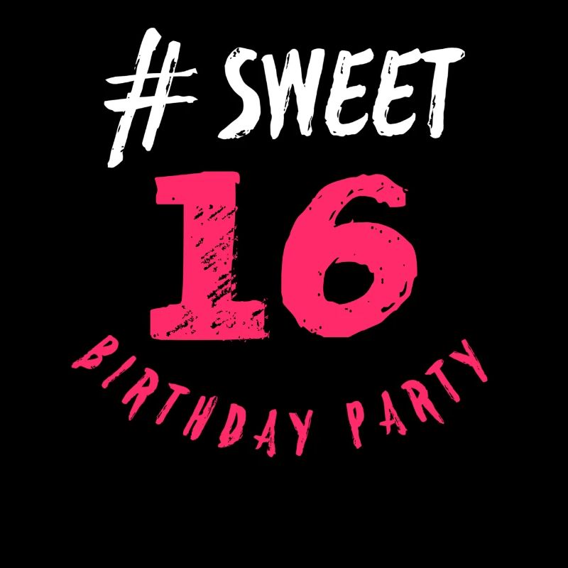 16. Geburtstag Party Feiern Mädchen Geburtstag