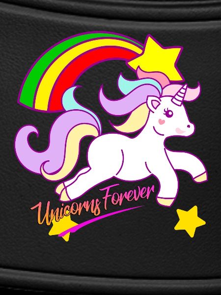 Regenbogen-Einhorn Forever