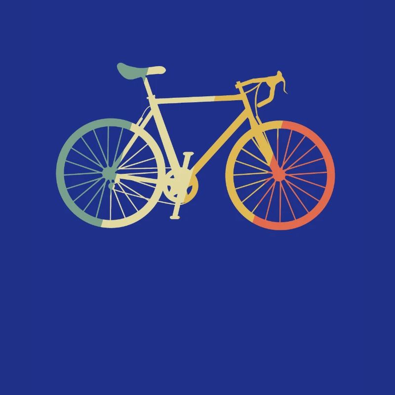 Vélo de course vélo retro multicolore cadeau