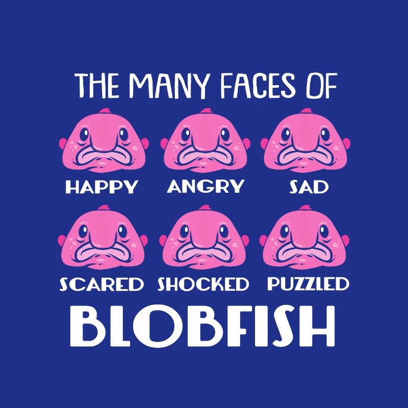 Blobfish Deep Sea Grumpy Cadeau introverti