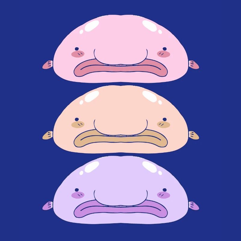 Blobfish Deep Sea Grumpy Introverted Gift