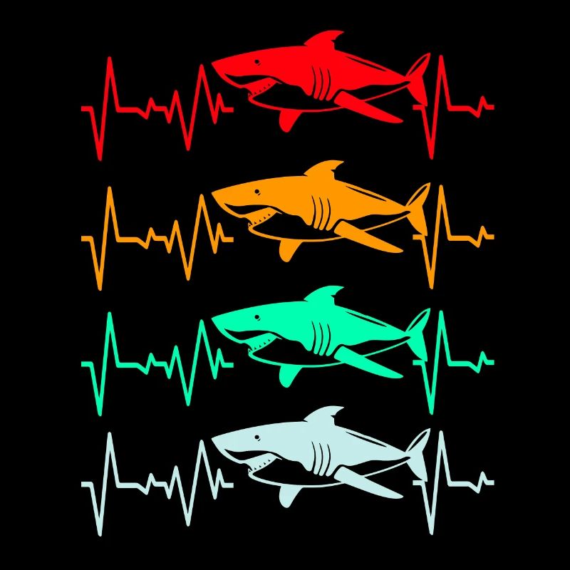 Requin Requin Requin nageoires de requin Océan