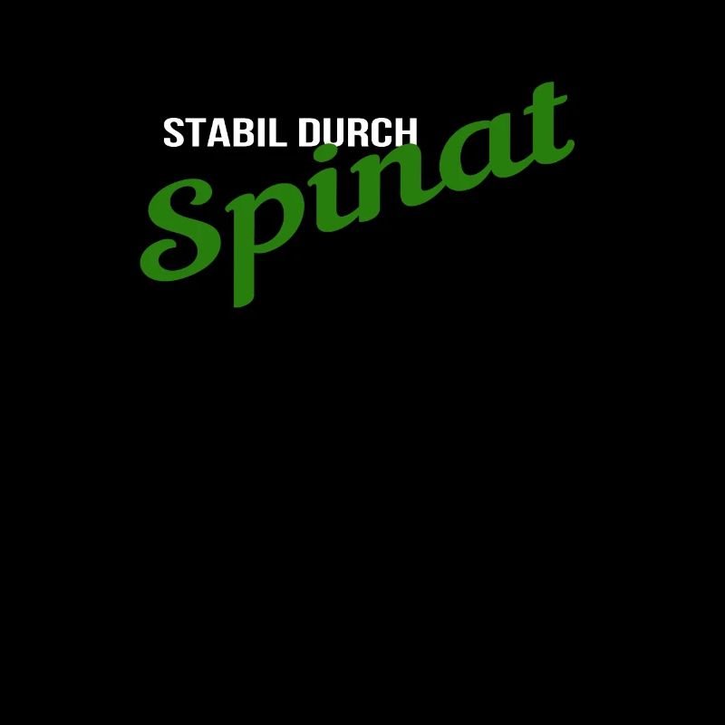 Stabil durch Spinat T-Shirt