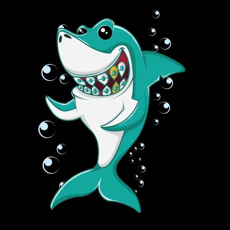 Shark with braces