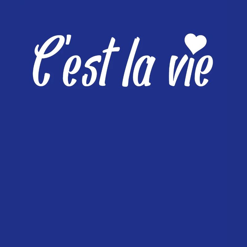C’est la Vie Script mit Herz
