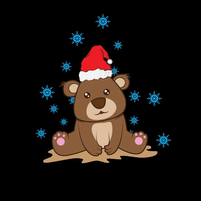 lille bjørnebamse i gave til jul