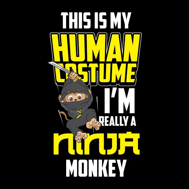 Singe ninja cadeau de singe garçons