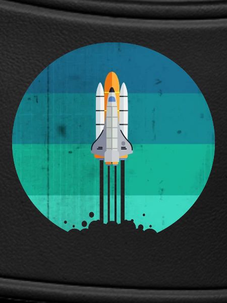 Lancement d'une fusée spatiale