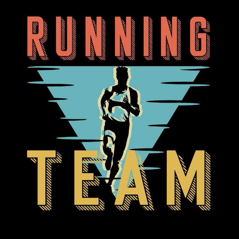 Graphique du Club de Sprint de l’équipe de course rétro