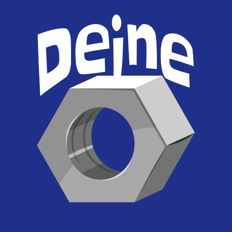 Deine Mutter Schraubenmutter Schlosser Handwerker