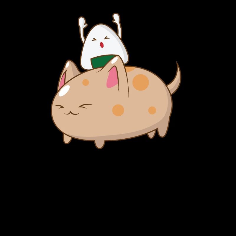 Onigiri monte un chat