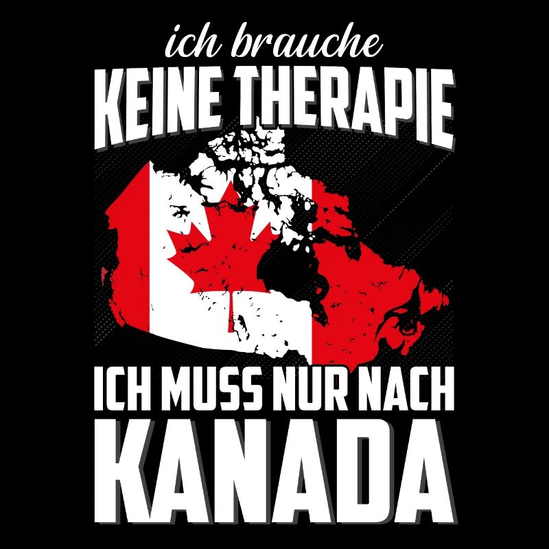 Canada flag no therapy saying gift