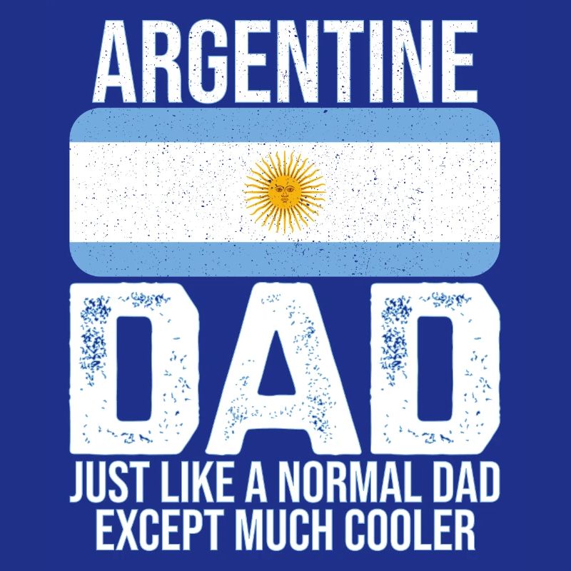 Tee-shirt drapeau argentin père argentin
