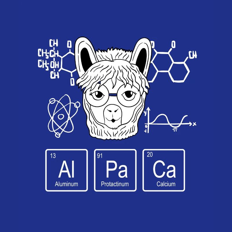 Alpaca Alpaca Chimie Physique Nerd