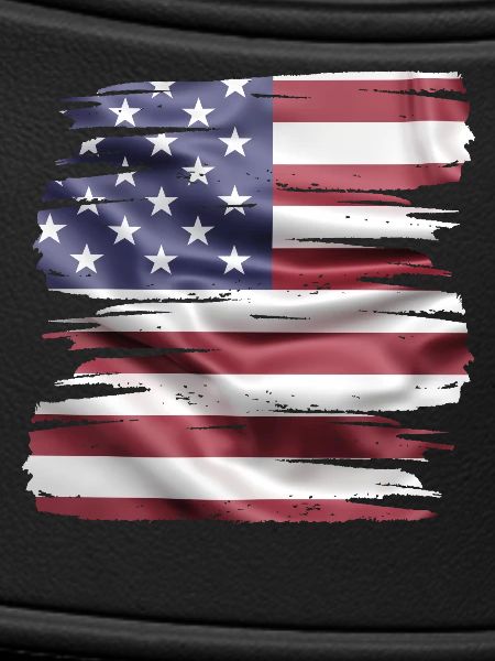 US flag retro
