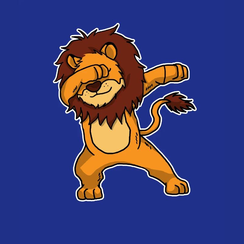 Funny Dabbing Lion Dab Dance Big Cat Lover Gift