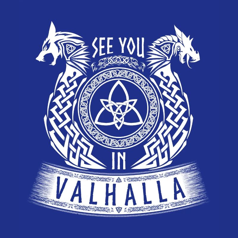 Lac You In Valhalla Vikings Dragons