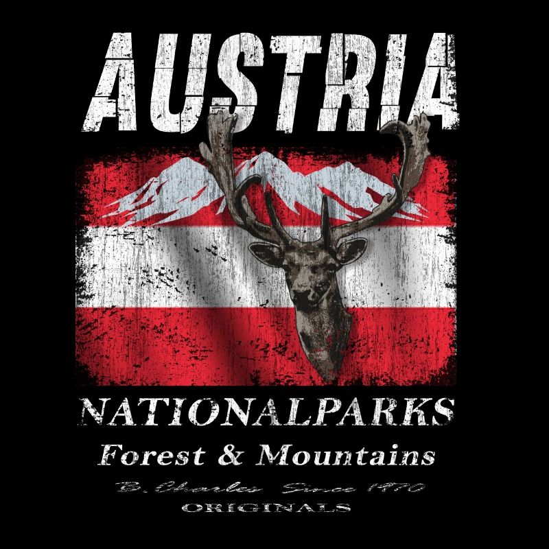 Austria Hirsch Austria Flag Gift