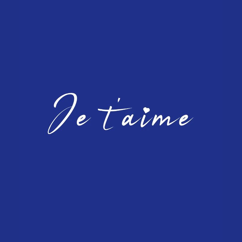 Je t'aime Script Romance