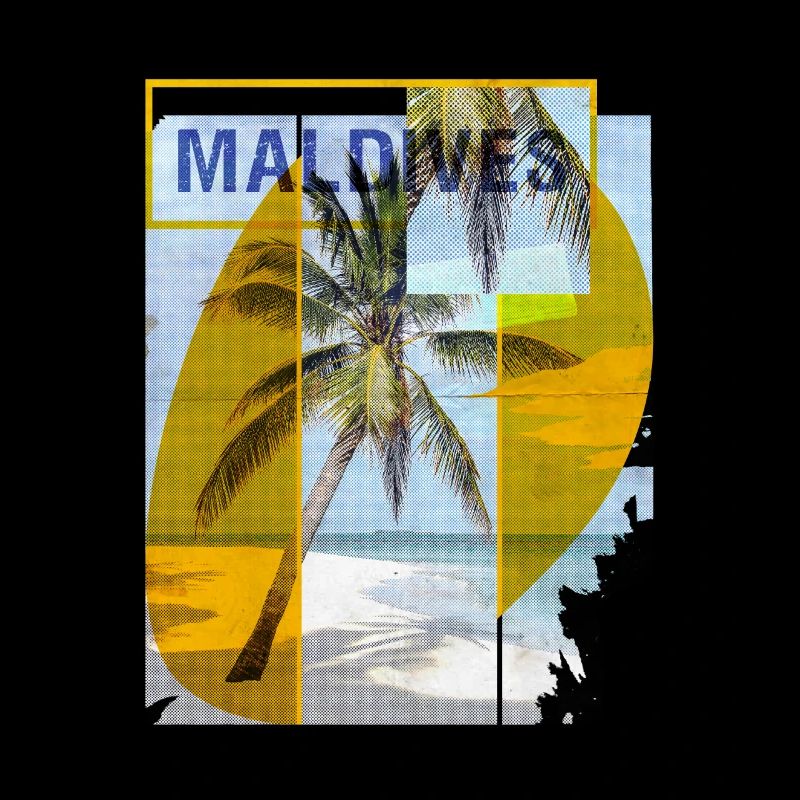 Maldives Beach Vintage