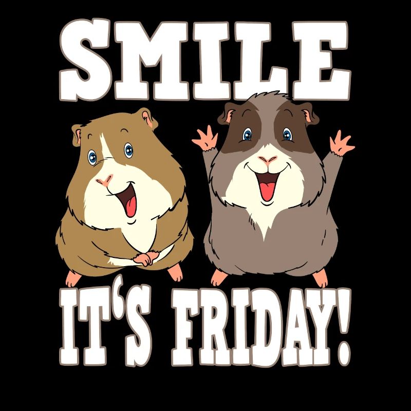 Sourire de cochon d'Inde c'est vendredi