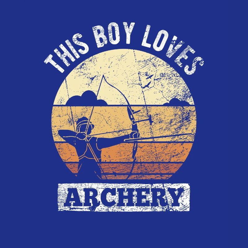 Retro Bogenschütze Bogenschießen Bogen