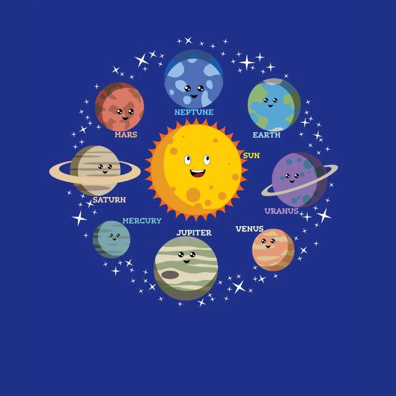 Solar System Planets - Galaxy Spaceman Gift