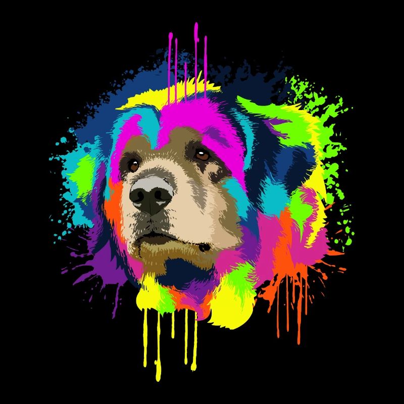 Splash Art Leonberger chien chien cadeau
