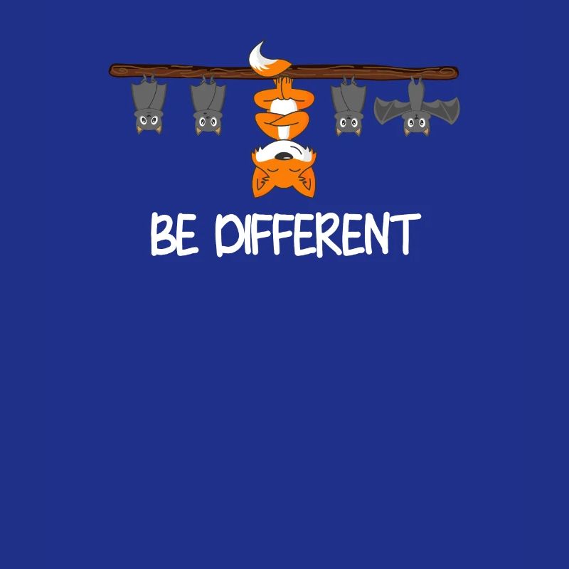 Fledermäuse & Fuchs sind be different als Geschenk