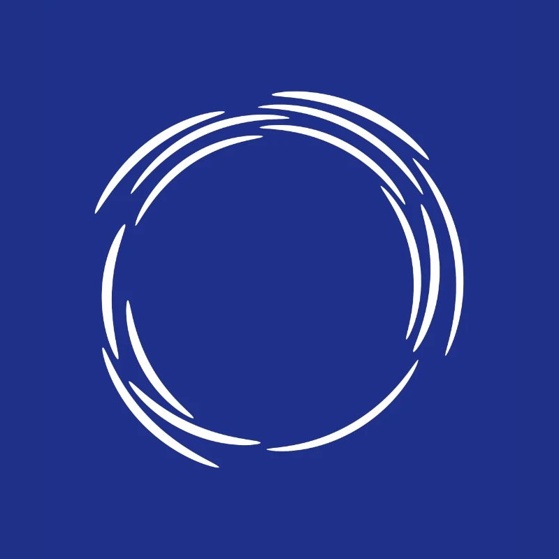 Circle design icon white line lines