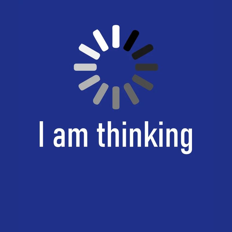 I am Thinking Nerd Geek Admin Geschenk