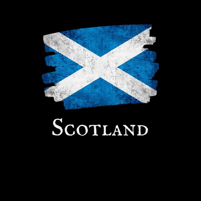Scotland Grunge Flag