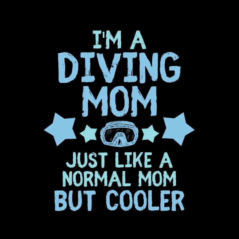 Diving Mom Plongeur Mère Scuba
