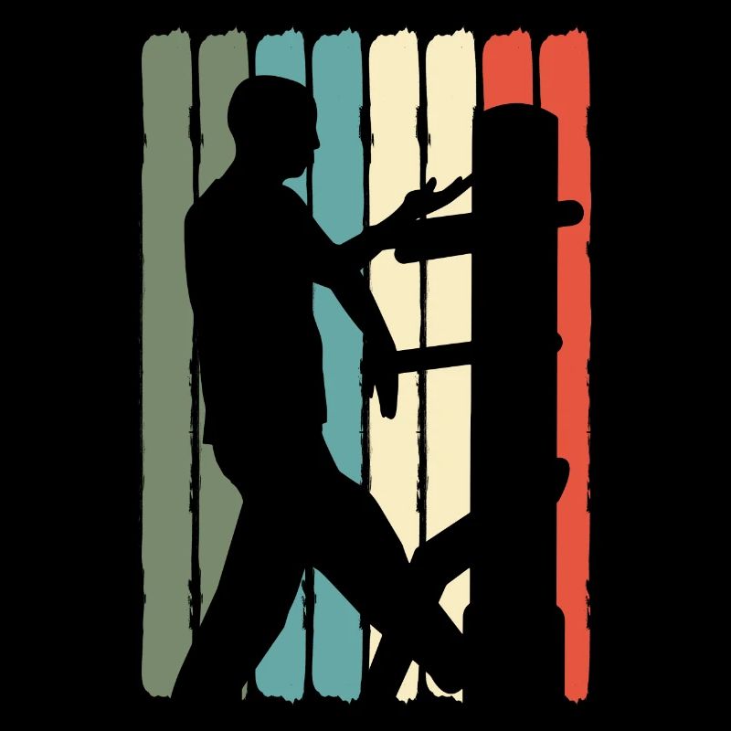 Wing Chun Kung Fu Kampfkunst Retro