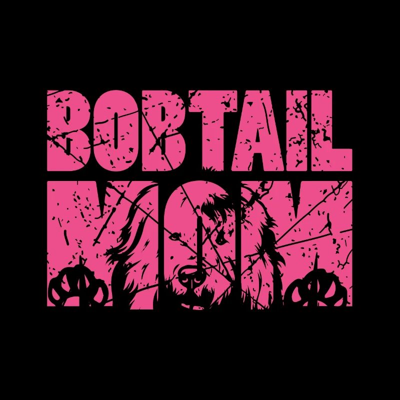 Bobtail chien mère chien