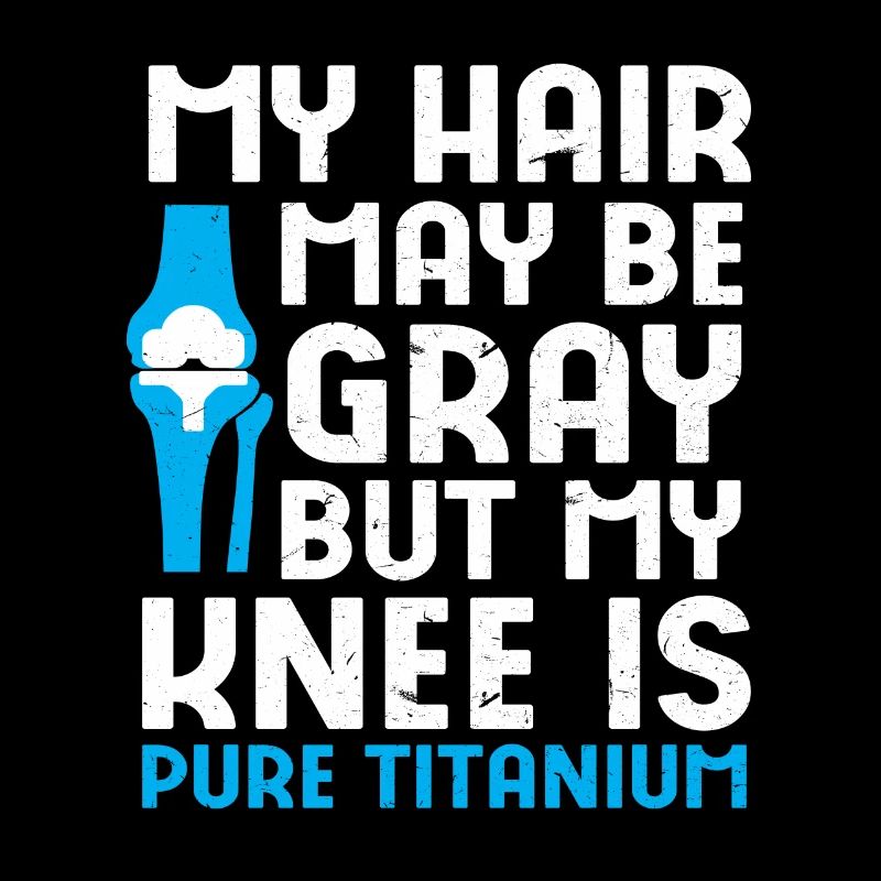 Titanium knee Artificial knee surgery surgery rehab