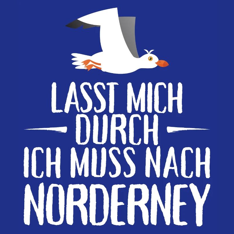 Lasst mich durch ich muss nach Norderney Möwe