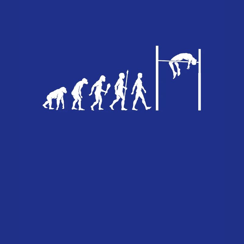 Funny High Jumping Evolution Athlete Gift Idea