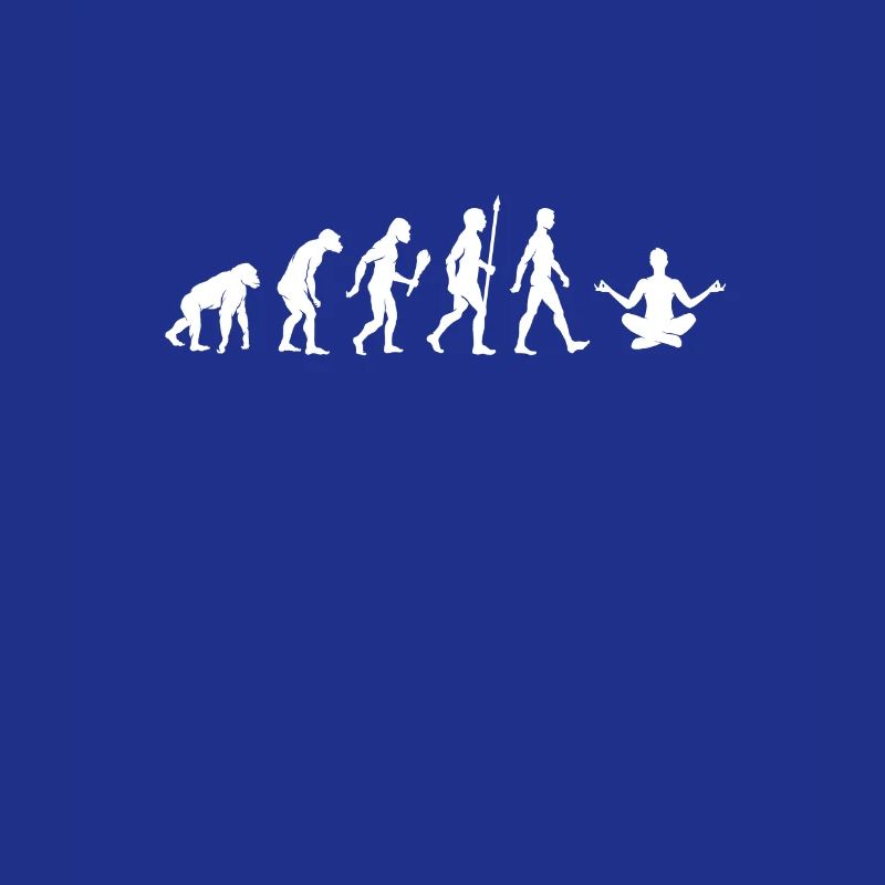 Funny Meditation Evolution Yoga Gift Idea